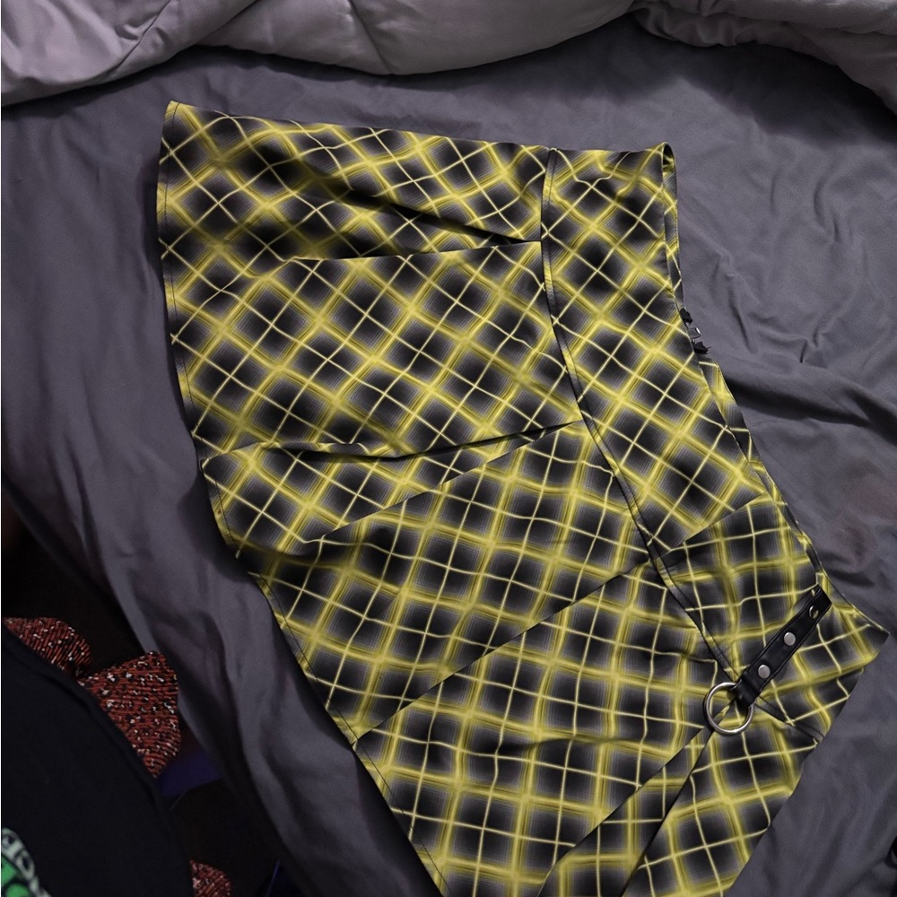 Plaid Mini Skirt